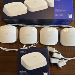 Eero Pro (3-Pack and 1-Pack) and Eero 6 (1-pack)