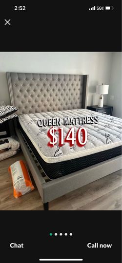 New Queen. Mattress only $140