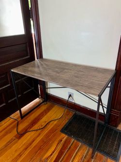 Small Folding Computer Writing Desk - 39”