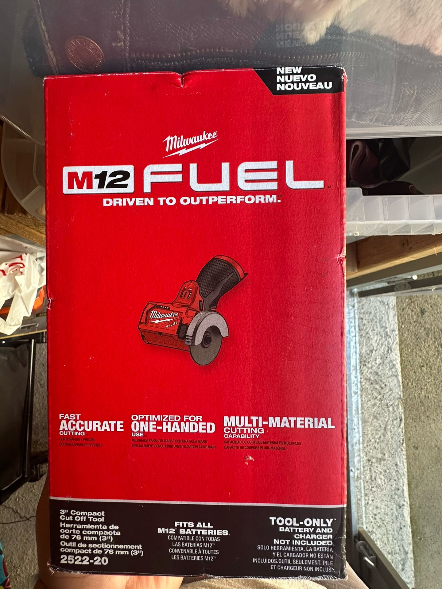 M12 FUEL 12V 3 in. Lithium-lon Brushless Cordless Cut Off Saw (Tool-Only)