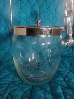 Vintage Ice Bucket W/tongs *STILL Available 