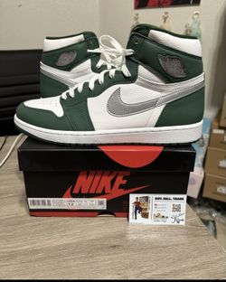 Size 12 - Air Jordan 1 Retro OG High Gorge Green White 2022