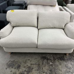 Daphnis Oatmeal Fabric Sofa, 2-Seater