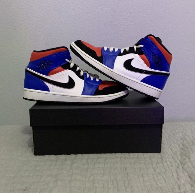 Royal Blue Red And Blue Jordan Ones Air Jordan Mid SE “Deep Royal