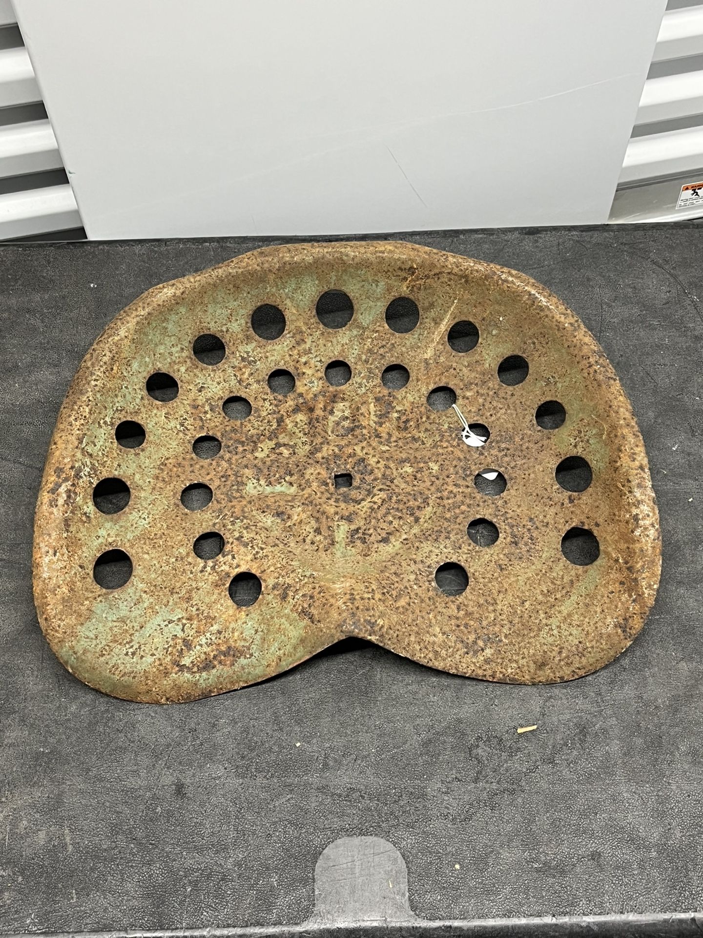 Old Metal Tractor Seat