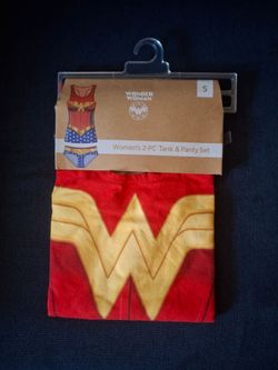 New Wonder Woman 2PC Tank & Panty Set - Small