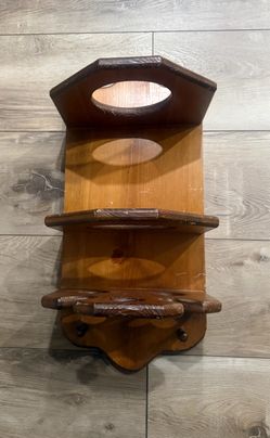Wooden Wall-Mounted Sports Display Organizer Storage