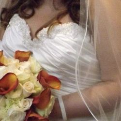 Maggie Sottero Wedding Dress Diamond White Size 18