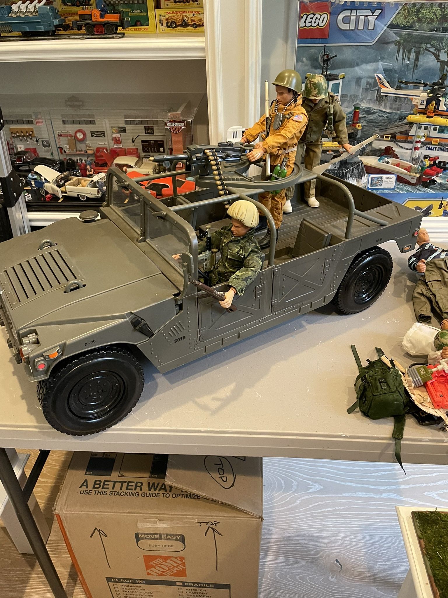2002 GI JOE humvee hasbro 1/6 Scale