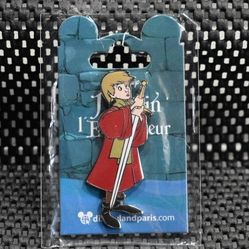 Disney Paris Sword And The Stone Arthur Pin