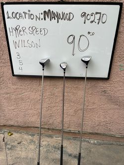 Wilson Hyper Speed Golf Woods Set 3, 5, 4
