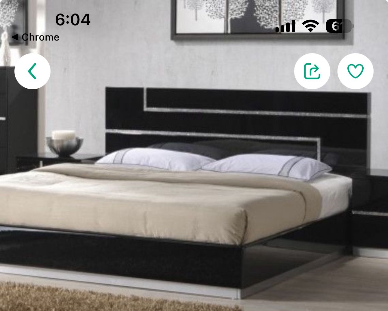 Platform bed California King