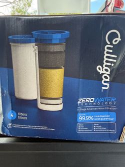 Culligan Zero Water Technology - $30 - 4 pack box New