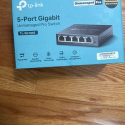 5 Port Gigabit Unmanaged Pro  TL SG105E