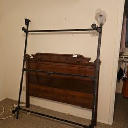 Full Size Metal Bed Frame And Headboard.