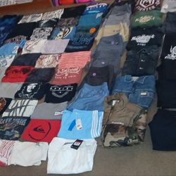 70+ Y2K, Y2k Brand Bundle. Hard rock, Sean John, American Fighter, Nike, Rocawear, Ecko, Billabong, Volcom, Hurley, Quicksilver, Oneill, Adidas, Rvca,