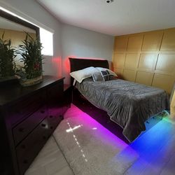 Dawson Creek Dresser And Queen Bed Frame. 