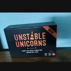 •Unstable Unicorns• NSFW•Card Game For adults