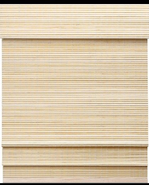 LazBlinds Cordless Bamboo Roman Shades, Privacy Window Treatment 36'' W x 60'' H