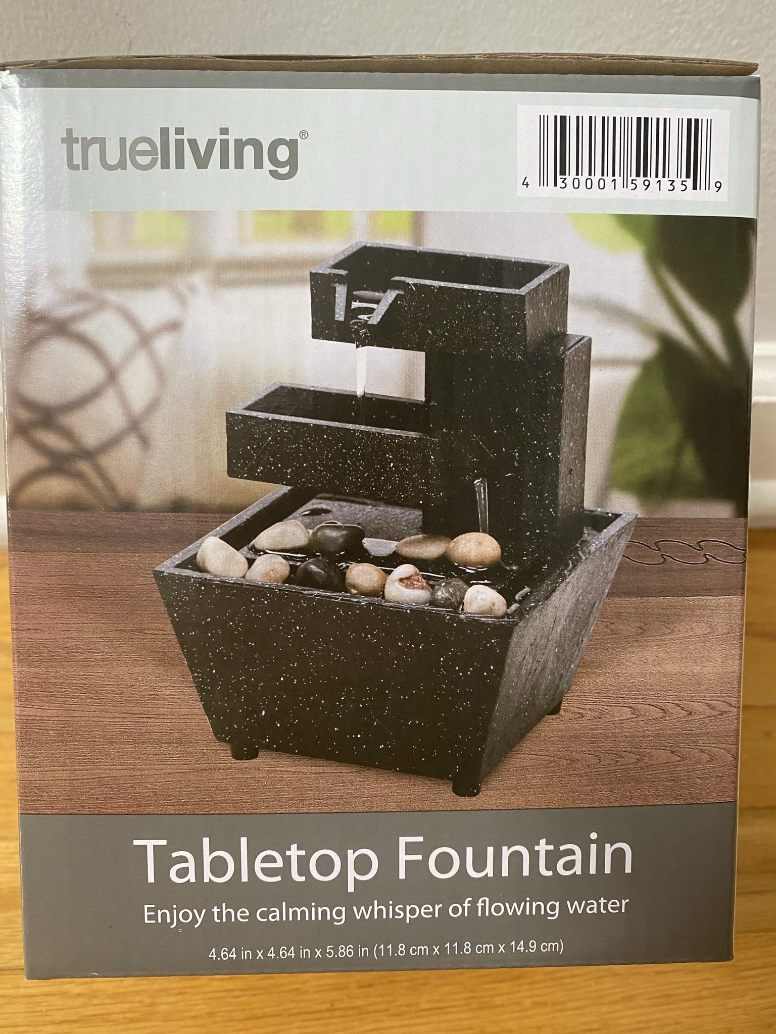 Tabletop Fountain, Brand NEW! Porch Pickup or Can Ship!