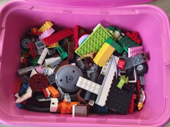 LEGOS SET WITH BOAT AND LEGO BOX  Thumbnail