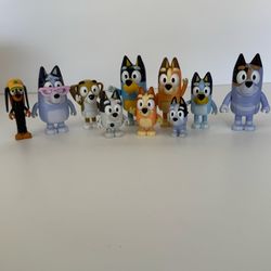 Bluey figure 10pc set