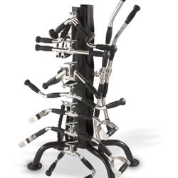 Weight plates, cable machine, squat rack, attachments and more - Like new!