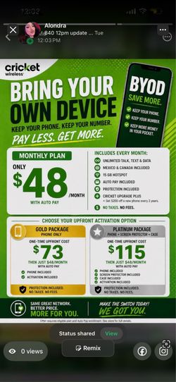 bring your own phone