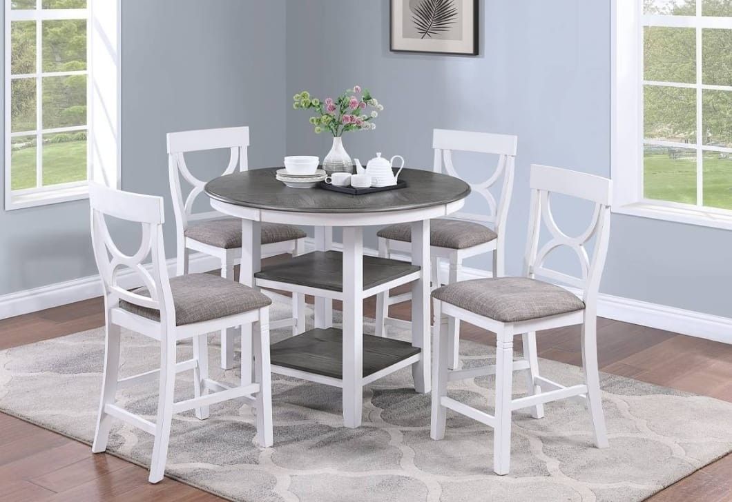 BRAND NEW 5PCS COUNTER HIGHT DINNING TABLE SET $299,All Products : American Fashion Style Bags On Sale