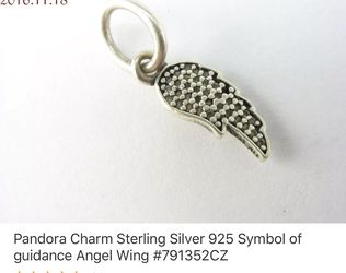 2-Authentic Pandora Charms with CZ’s