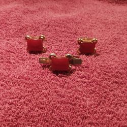 Cuff Links and Tie Clasp