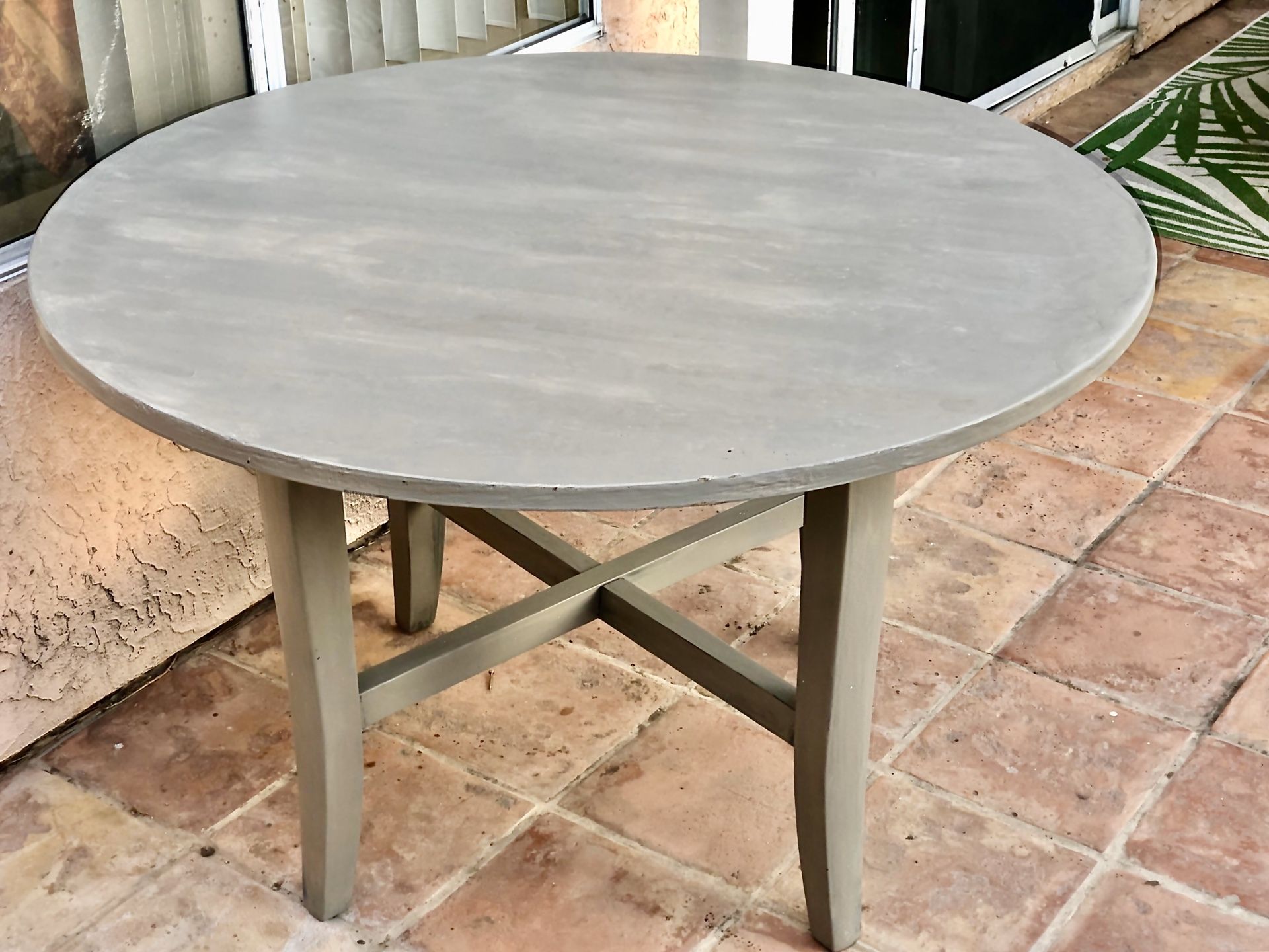 Grey Rustic Dining Table