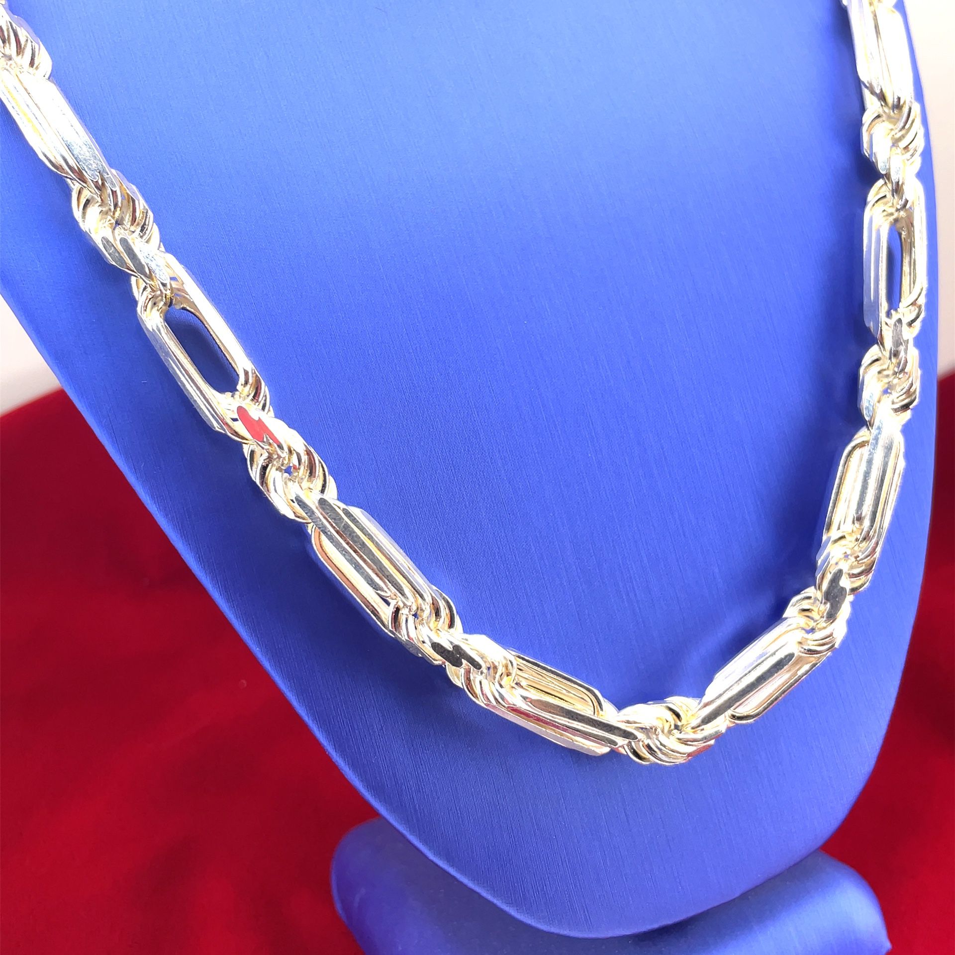 925 Silver 26”  Milano Style Necklace 9.5mm 154.40g 