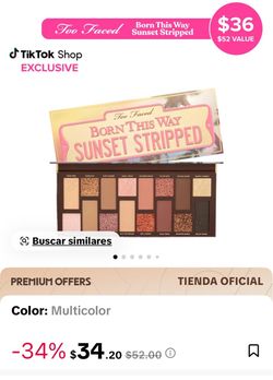 Too faced Pallete make up