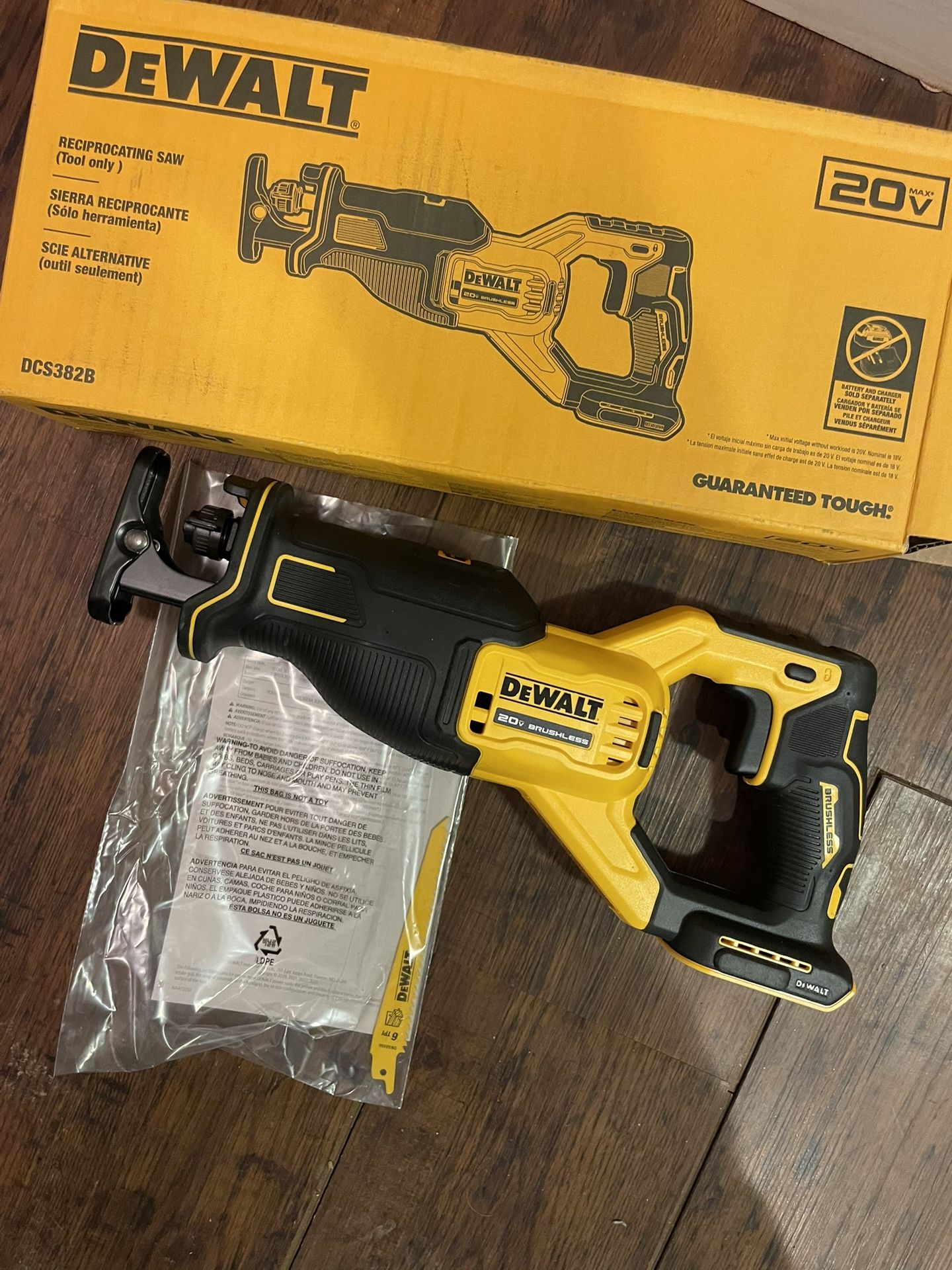 New DeWalt Sawzall