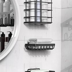 Black Shower Caddy Holder Accessories