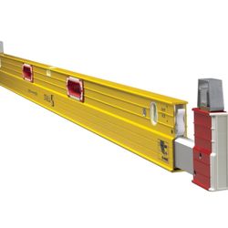 Stabila 35712 Extendable (7 to 12 foot) Plate to Plate Level, Yellow