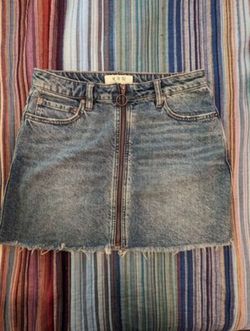 Free people Zip Up Denim
skirt