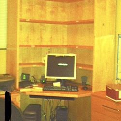 Dania Corner Desk / Bookcase Home office