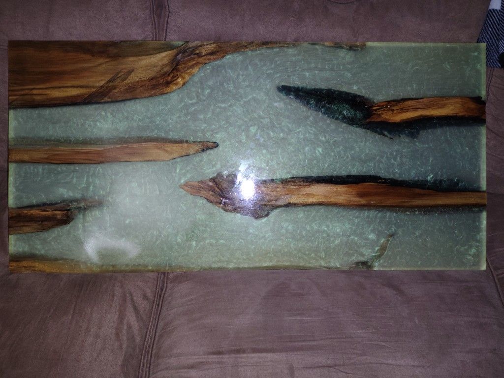 Epoxy Resin River Tabletop
