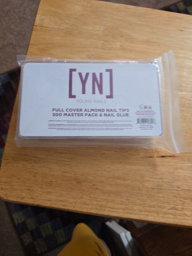YN Full Cover Almond Nail Tips