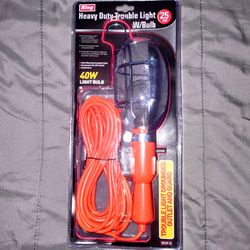 NEW heavy duty trouble work light with Bulb