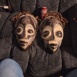 Chokwe  Tribe Masks 