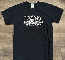 Vintage T-shirt Ruthless Records Logo Eazy-E Compton NWA Y2K 2000s Medium Vtg