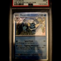 Pokemon Vaporeon PSA 9