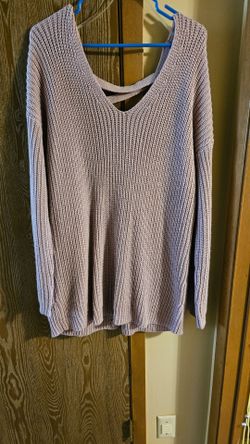 Ladies mauve sweater