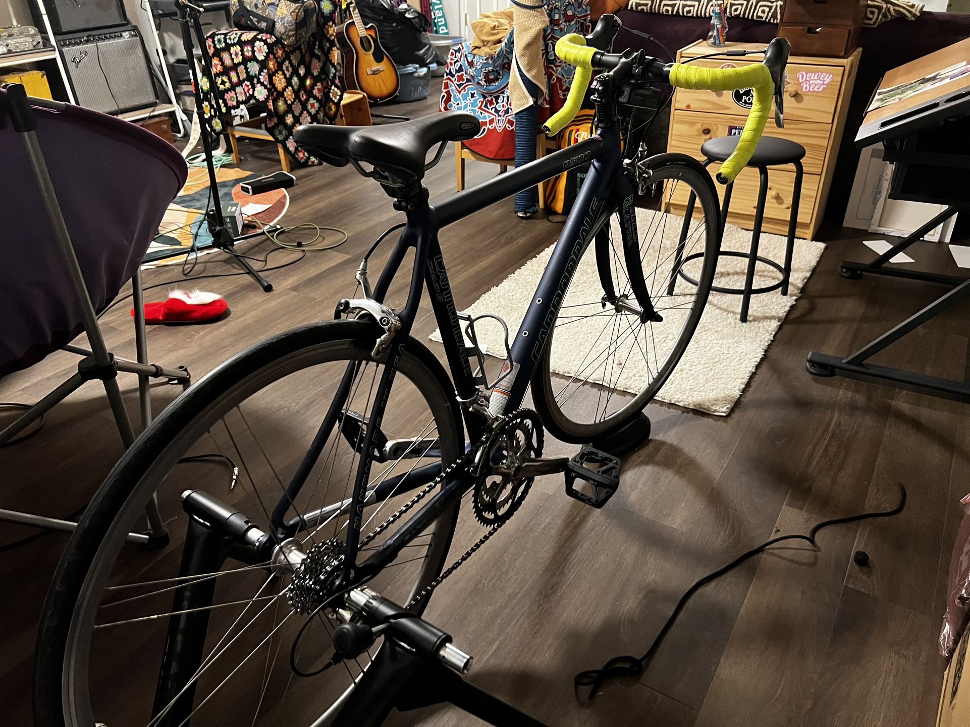 Cannondale Road Bike And Trainer