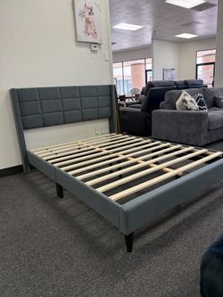Full platform bed frame