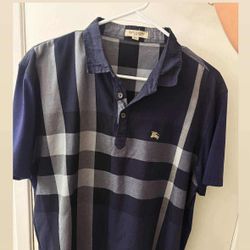 burberry polo xxl but down sized(can fit a L and M)