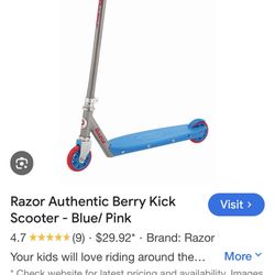 Kids razor scooter, new in box